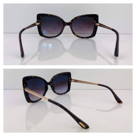 New TOM FORD Gianna Butterfly Havana Sunglasses - Picture 7 of 16